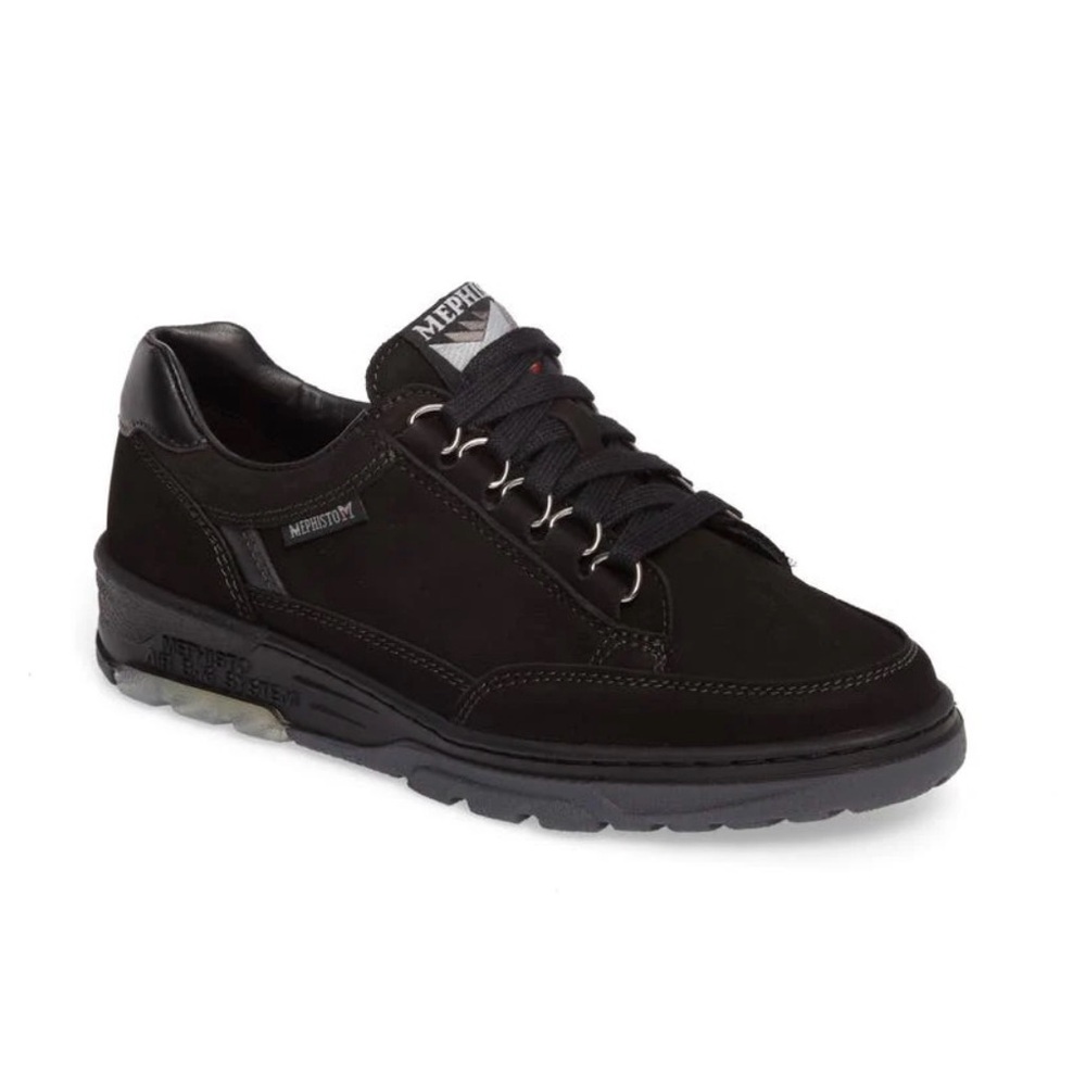 MEPHISTO NATASHA women’s sneakers size 8.5 orthopedic sneaker suede black
